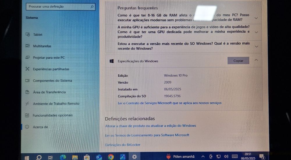 POS ecrã touch screen i5 RAM 8 Gb Windows 10 ativado
Descrim