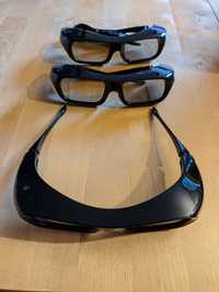 SONY okulary 3D, DGP-BR200 rozmiar S, dla dzieci 4 sztuki
