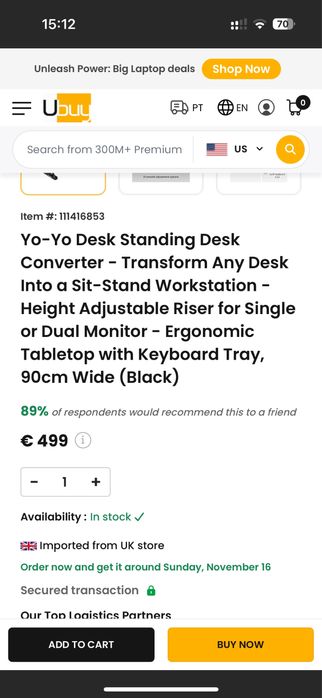 Yo-yo desk secretaria elevatória / stading desk