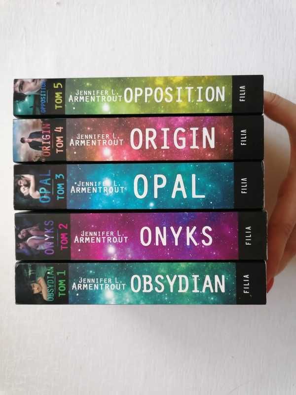 Lux 1-5 Jennifer Armentrout Obsydian, Onyks, Opal, Origin, Opposition