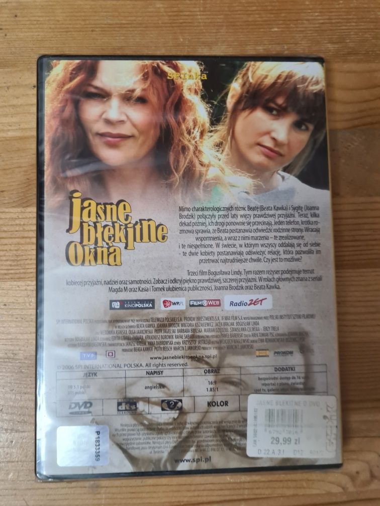 NOWA w folii płyta DVD film Jasne błękitne okna ~