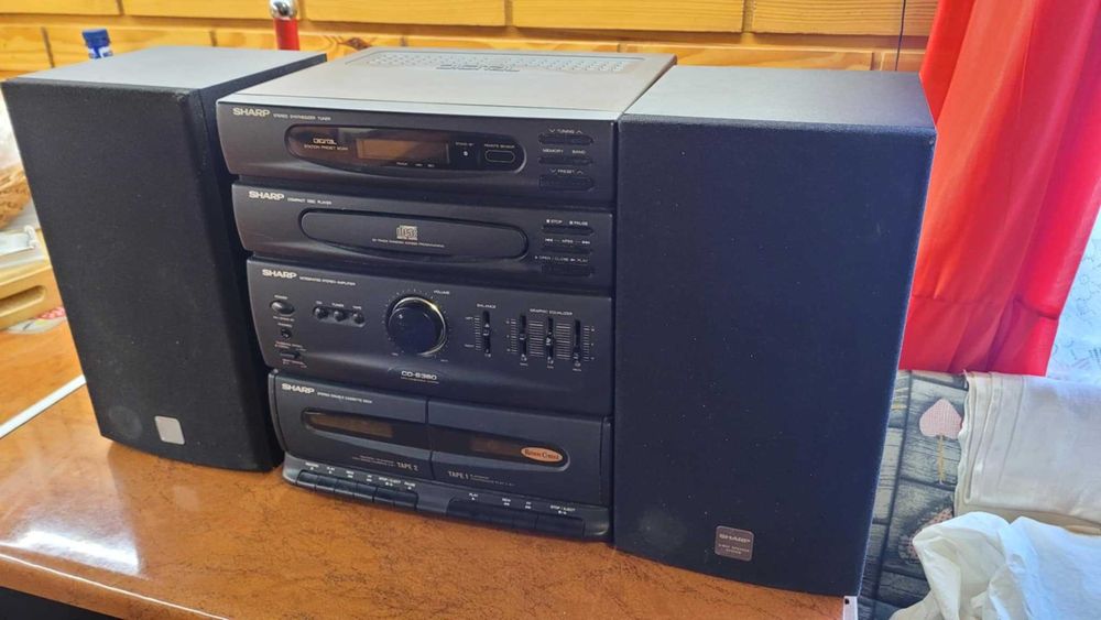 Wieża SHARP CD S360 z kolumnami oryginał