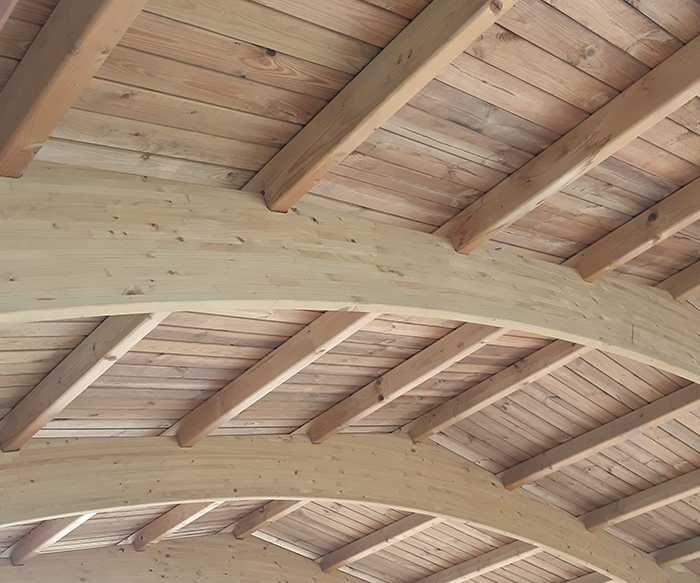 Wiata garażowa drewniana Nevada 2 dwustanowiskowa 606 x 615 cm