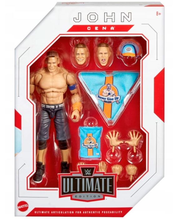 Zestaw figurka Mattel wwe John Cena Ultimate edition akcesoria