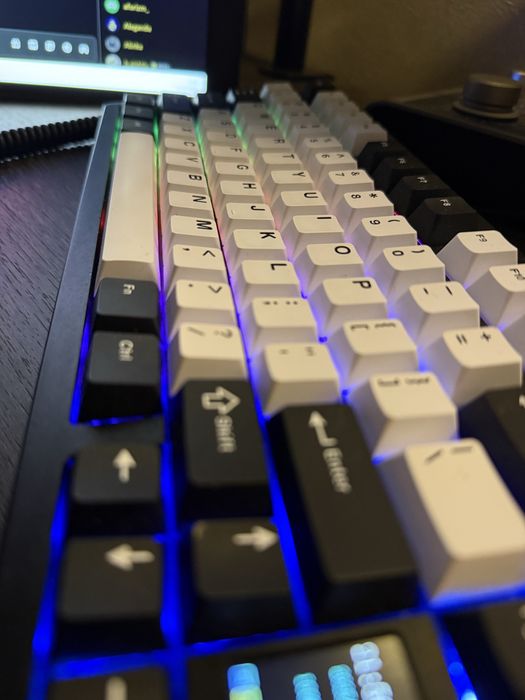 Клавіатура Chilkey ND75 (Bluetooth / 2.4G / кабель) WS Dopamine Blue