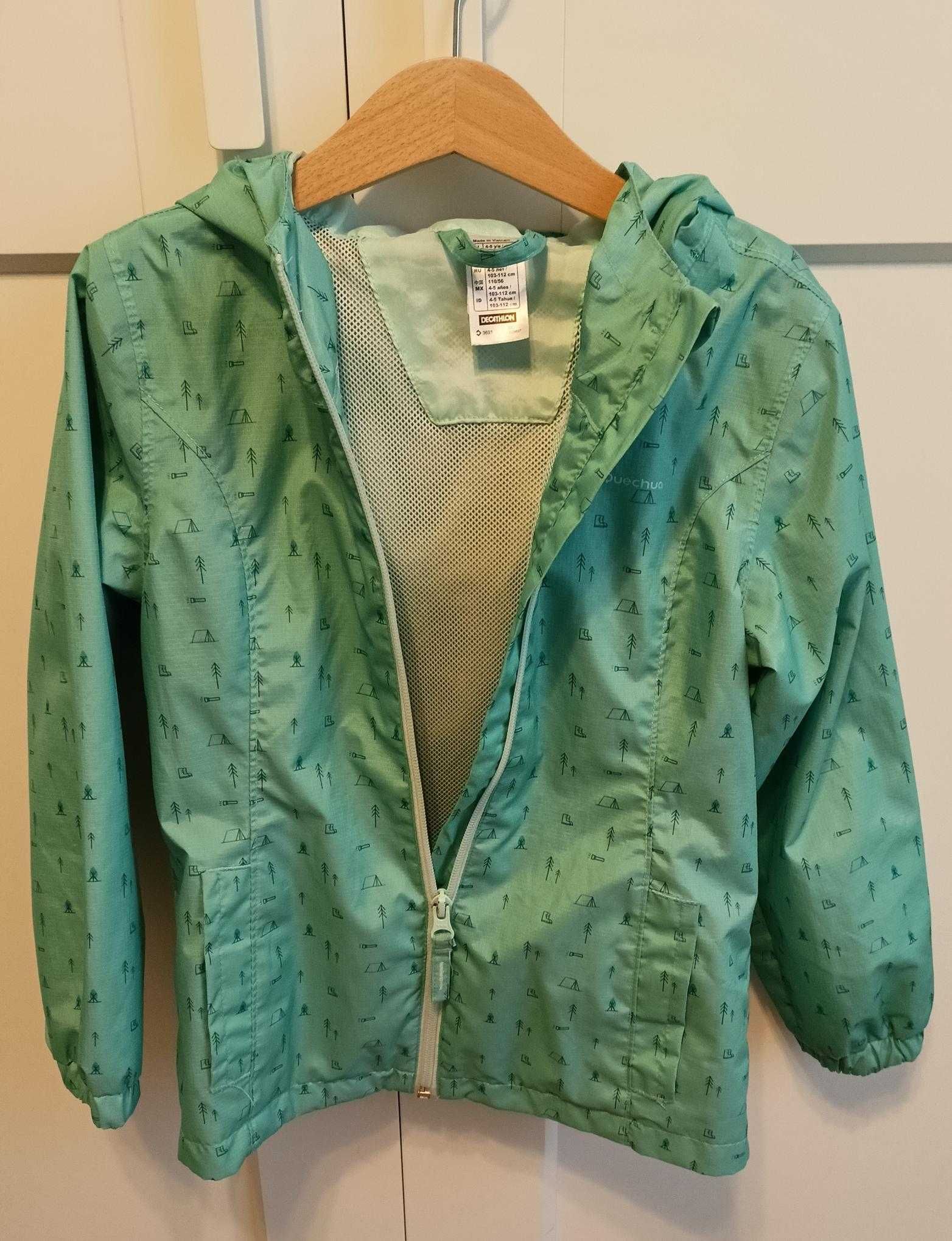 Kurtka przeciwdeszczowa / turystyczna/ Quechua MH500 Decathlon 103-112