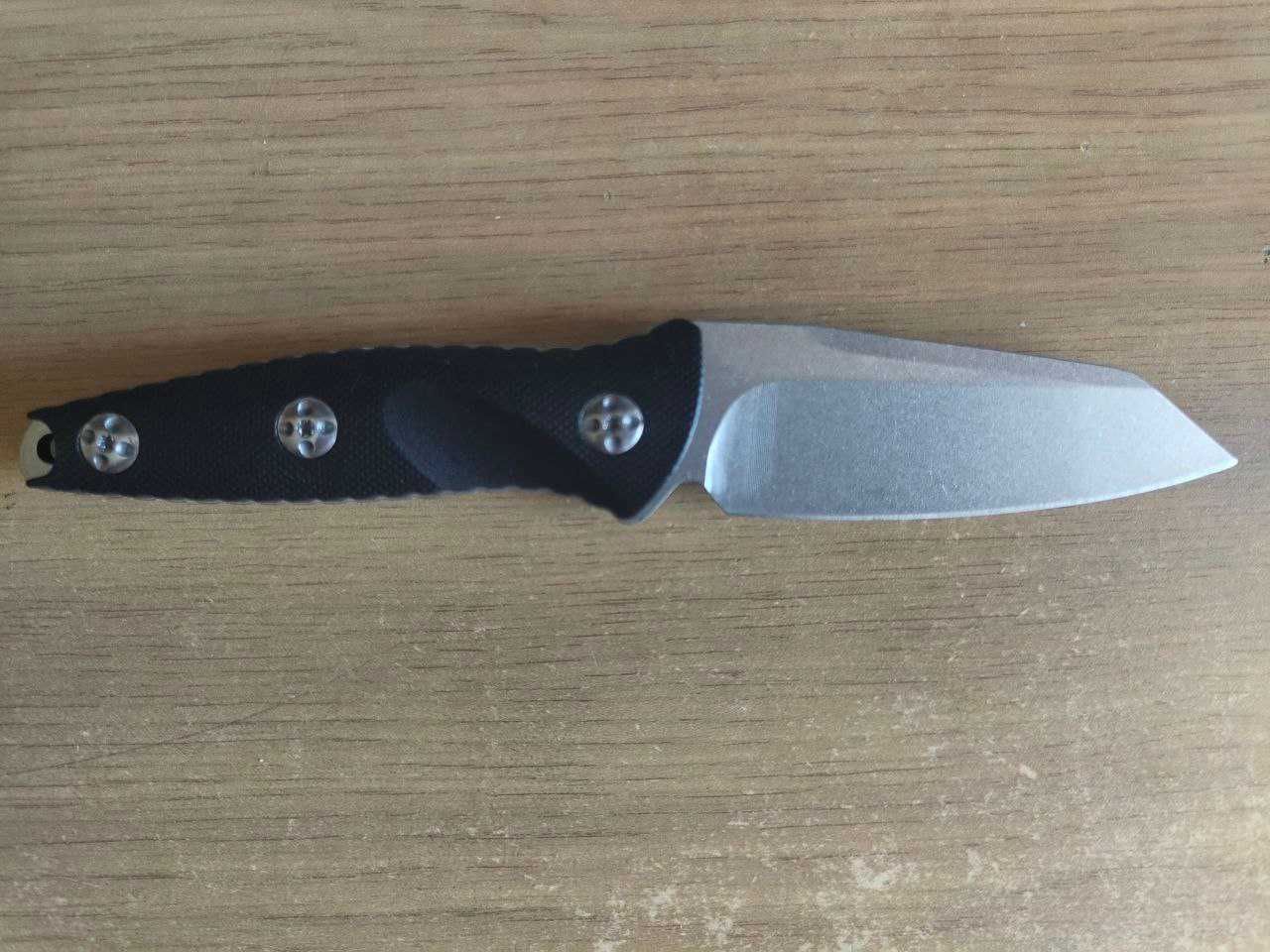 Брелок EDC компактний фіксед Microtech Socom Alpha Mini Warcom Black