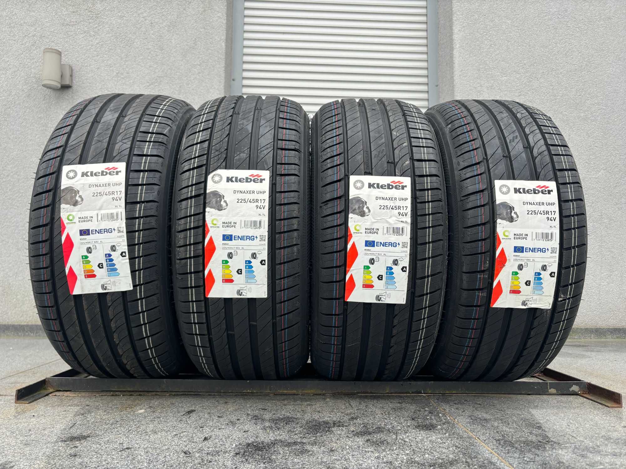 4szt letnie NOWE 225/45R17 Kleber Dynaxer UHP 94V XL C,A,69db Gwarancj