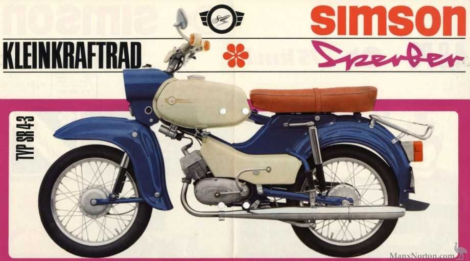 Simson Sperber kalkomania wodna Złoty