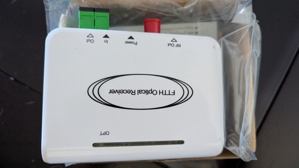 Conversor fibra para RF/CATV