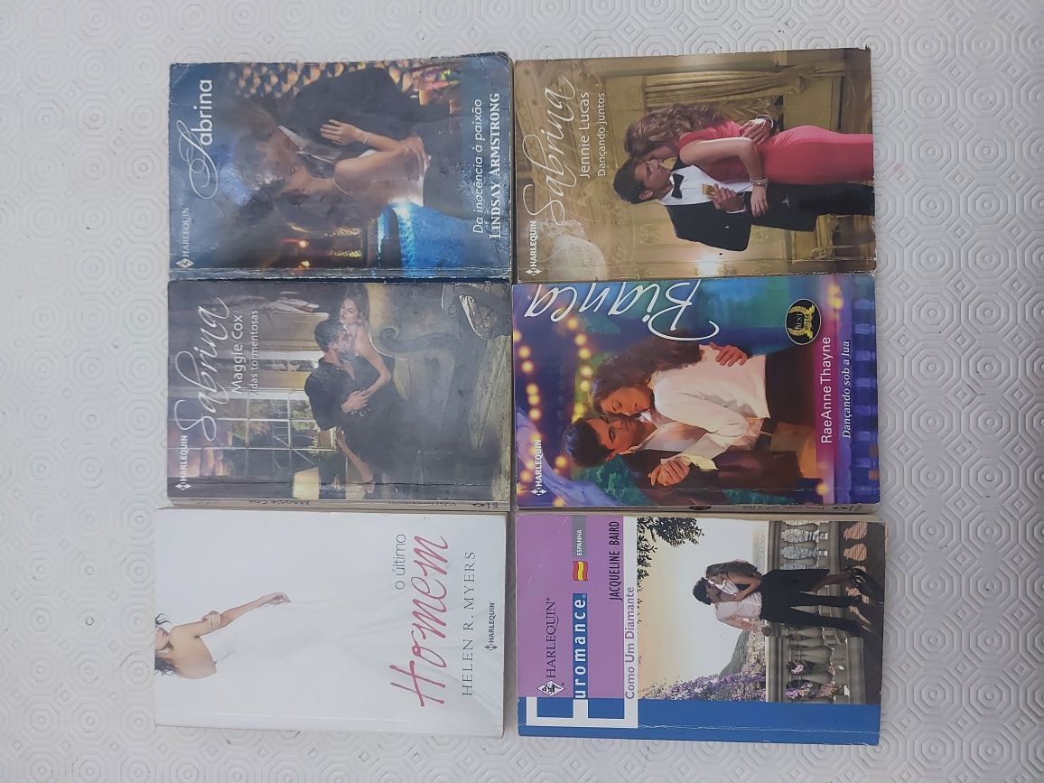 Livros de romance Harlequin - Pack de 6 livros (ref.7)