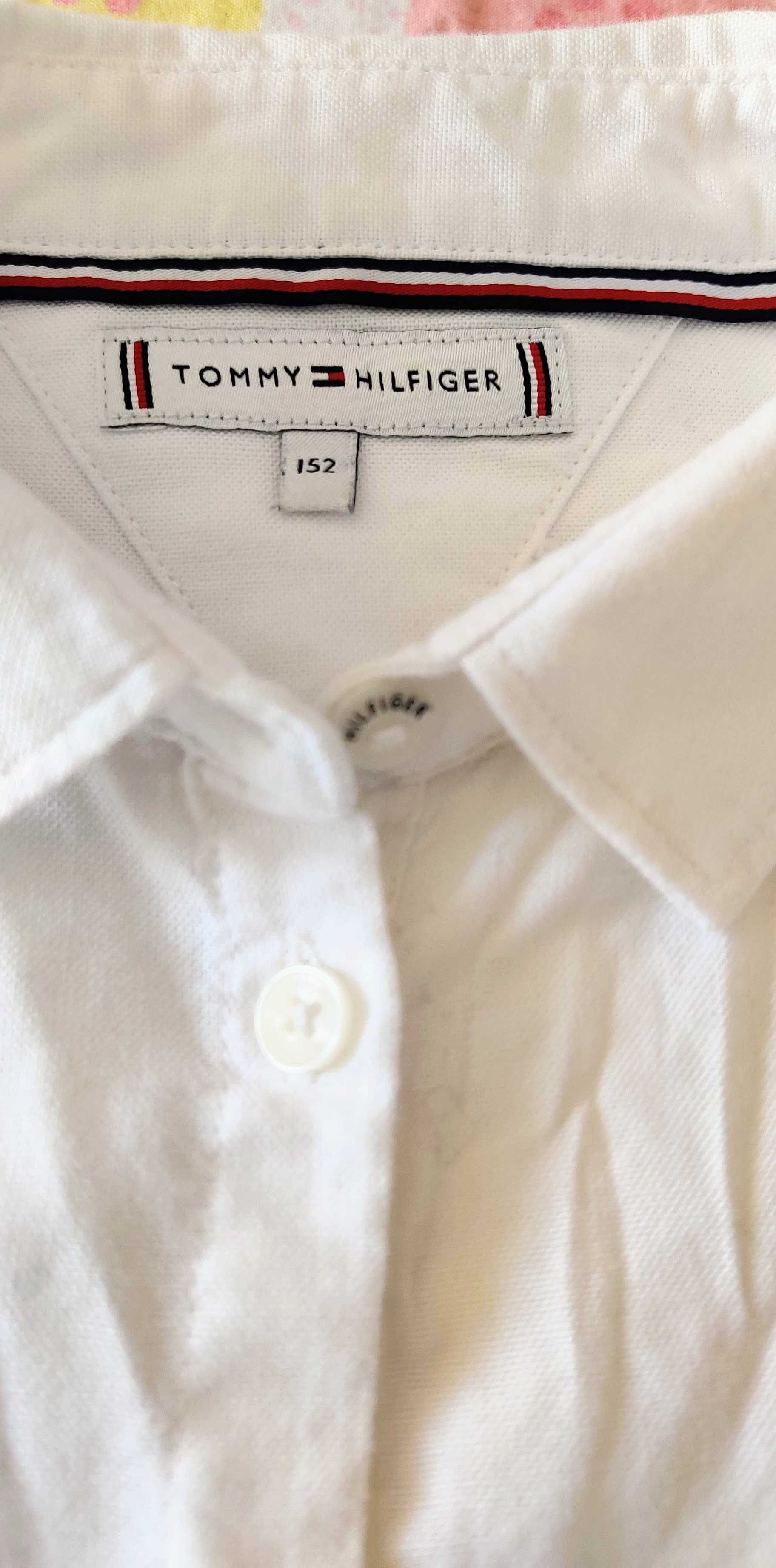 Camisa branca p/ menina (tam. 152cm, Tommy Hilfiger)