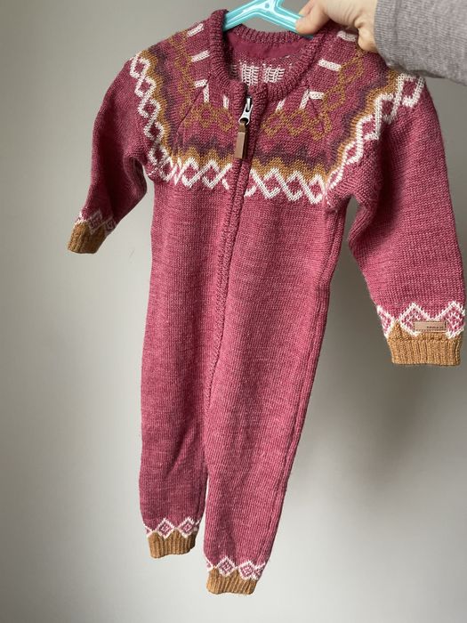 Kombinezon rampers merino wełna name it 80