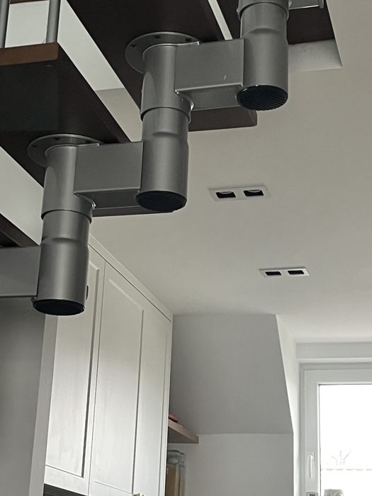 Oświetlenie podtynkowe 2 szt (oprawy halogenowe) stal nierdzewna, led