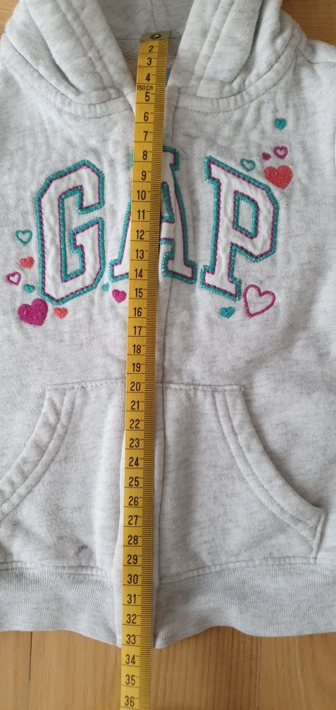 Bluza GAP rozpinana 12-24m / 86-92cm