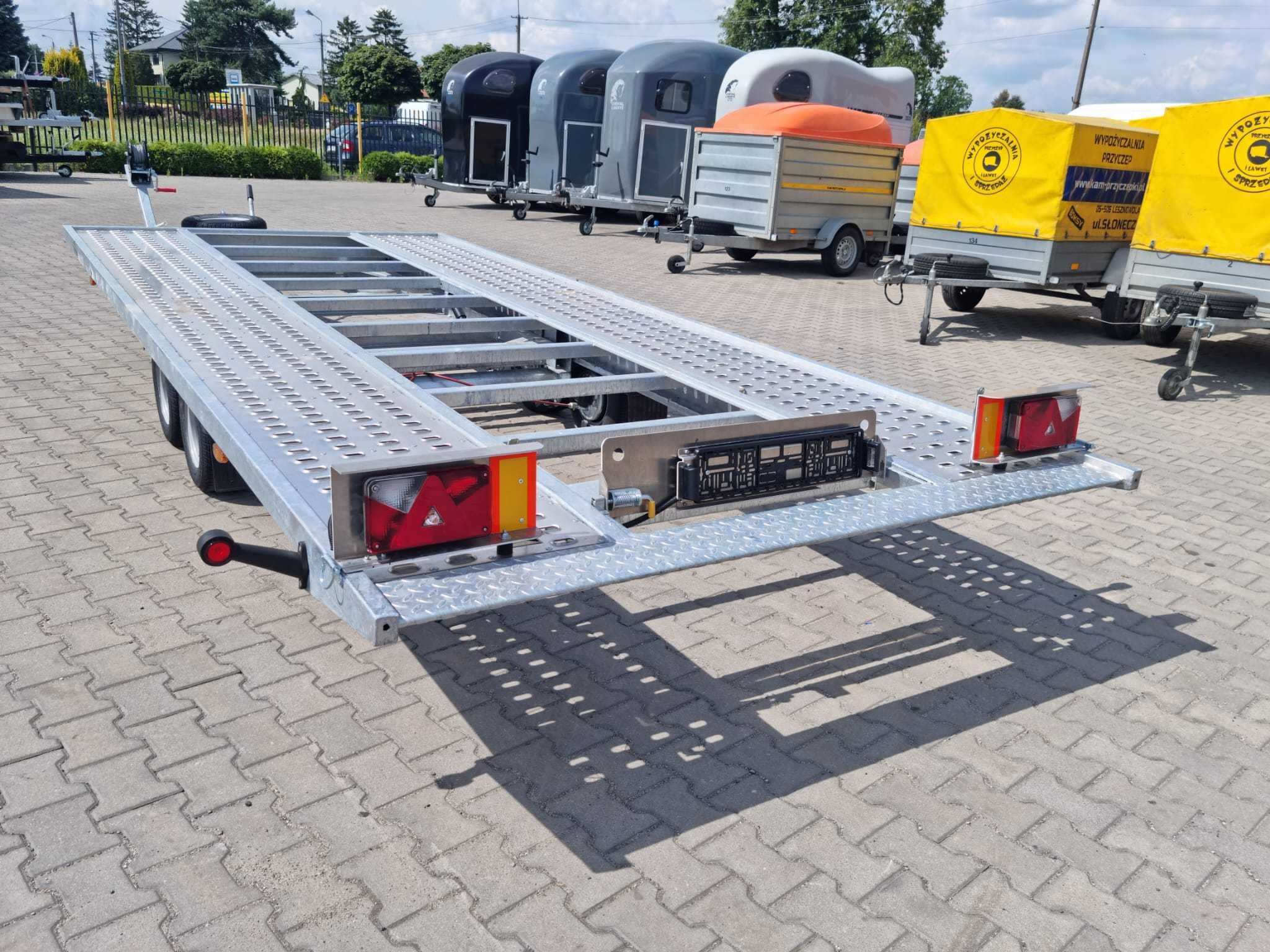 Laweta samochodowa uchylna niska koła10 SATURN 450x210cm Niewiadów wyp