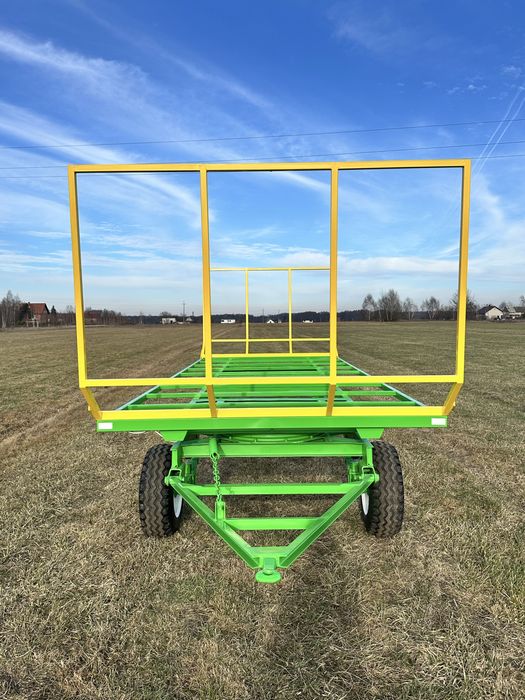 Przyczepa do bel AKTUALNE słomy siana platforma dłużyca