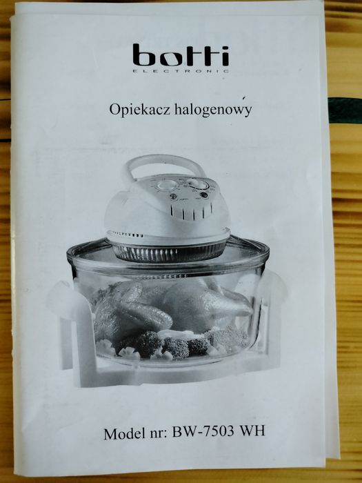 Opiekacz halogenowy - kombiwar Botti