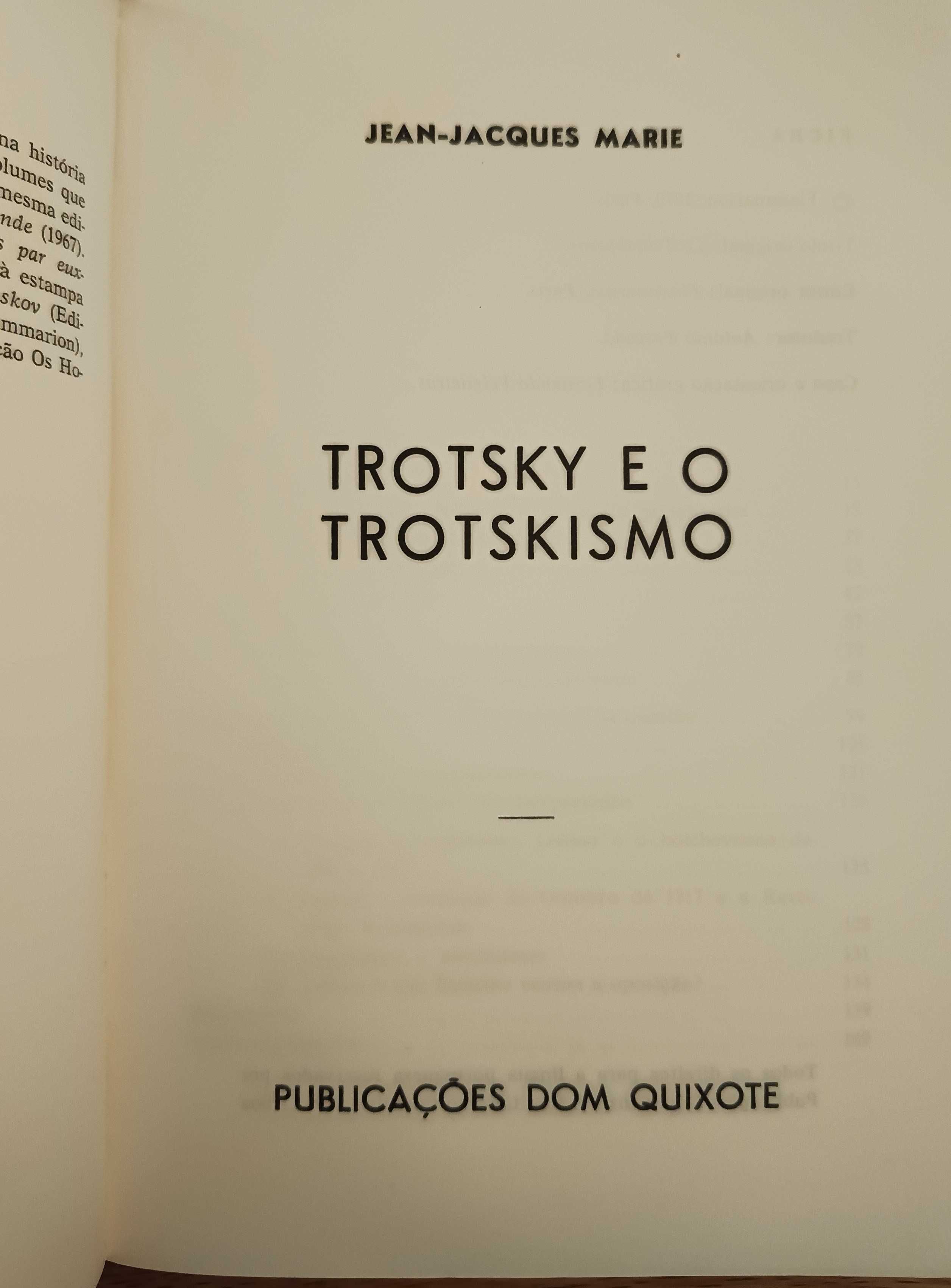 Trotsky e o trotskismo - Jean-Jacques Marie