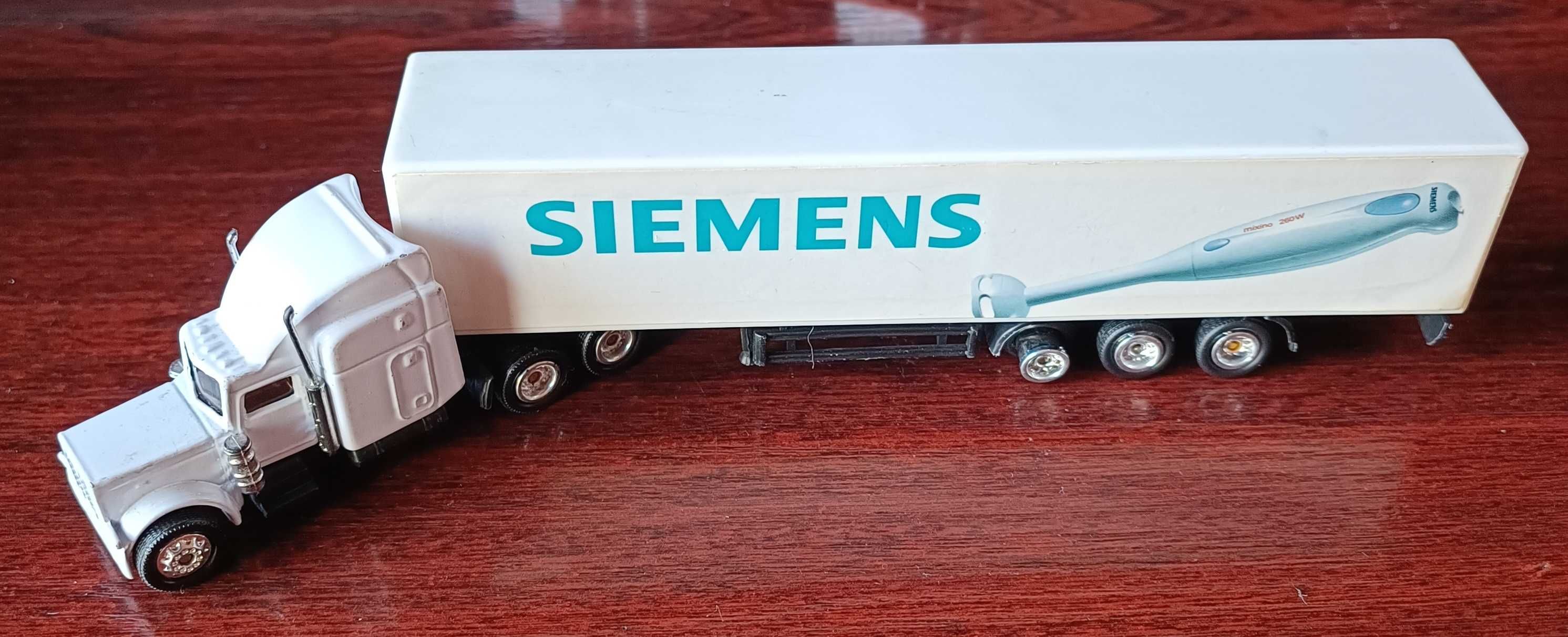 Ciężarówka zestaw drogowy Siemens, TIR, autko samochodzik do zabawy