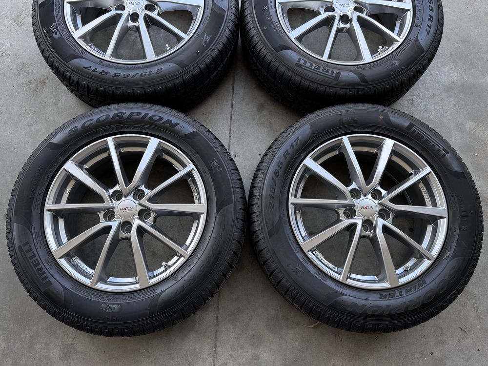 Jak NOWE Koła zimowe 17 Volkswagen Tiguan Skoda Kodiaq Seat Audi q3
