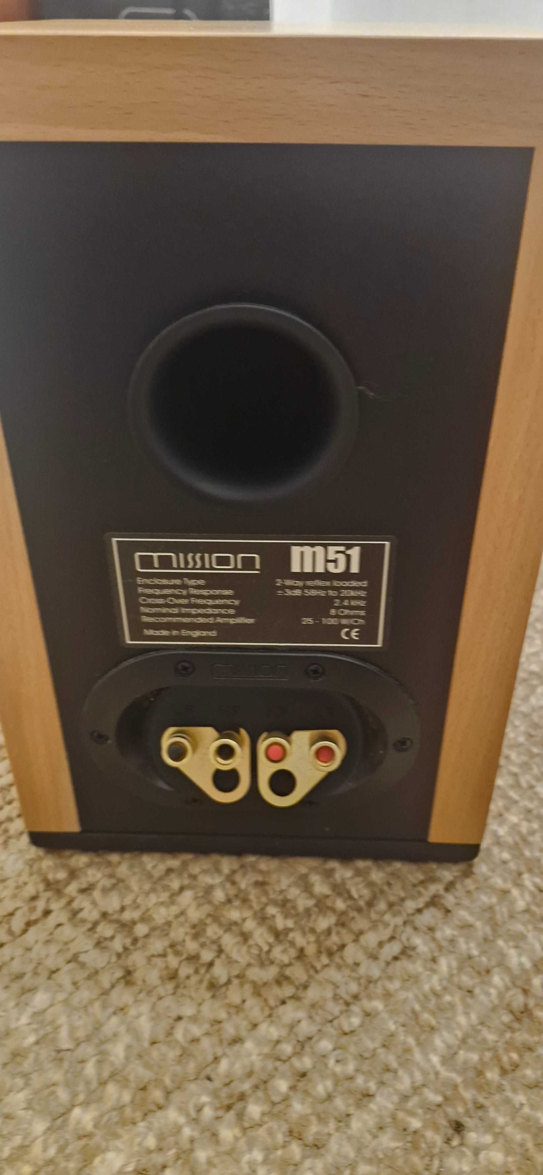 Colunas de som misson m51