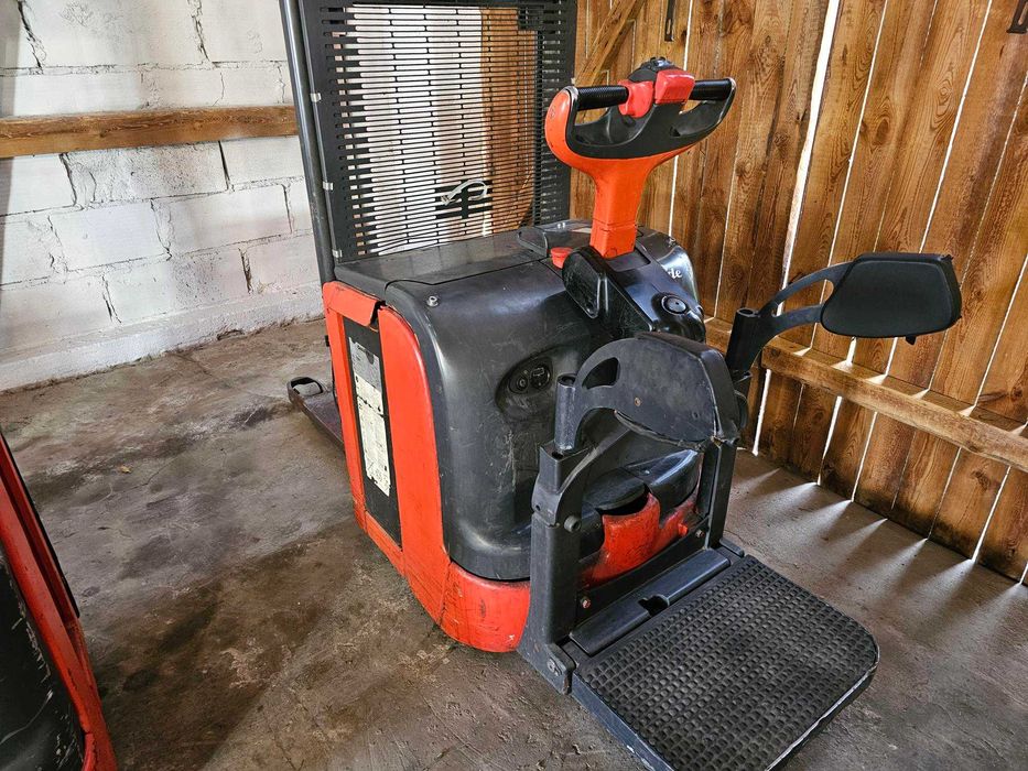 Linde L14 triplex wolny skok paleciak  wózek elektryczny 5,45m