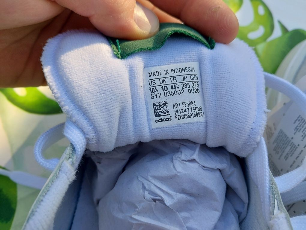 Adidas Supercourt nowe białe zielone 44 2/3