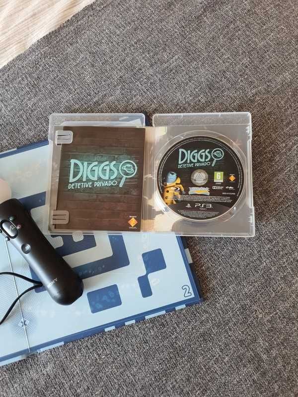 Diggs Detetive Privado + Playstation Move Playstation 3