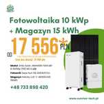 Fotowoltaika 10 kWp z magazynem energii 15 kWh off-grid OKAZJA!