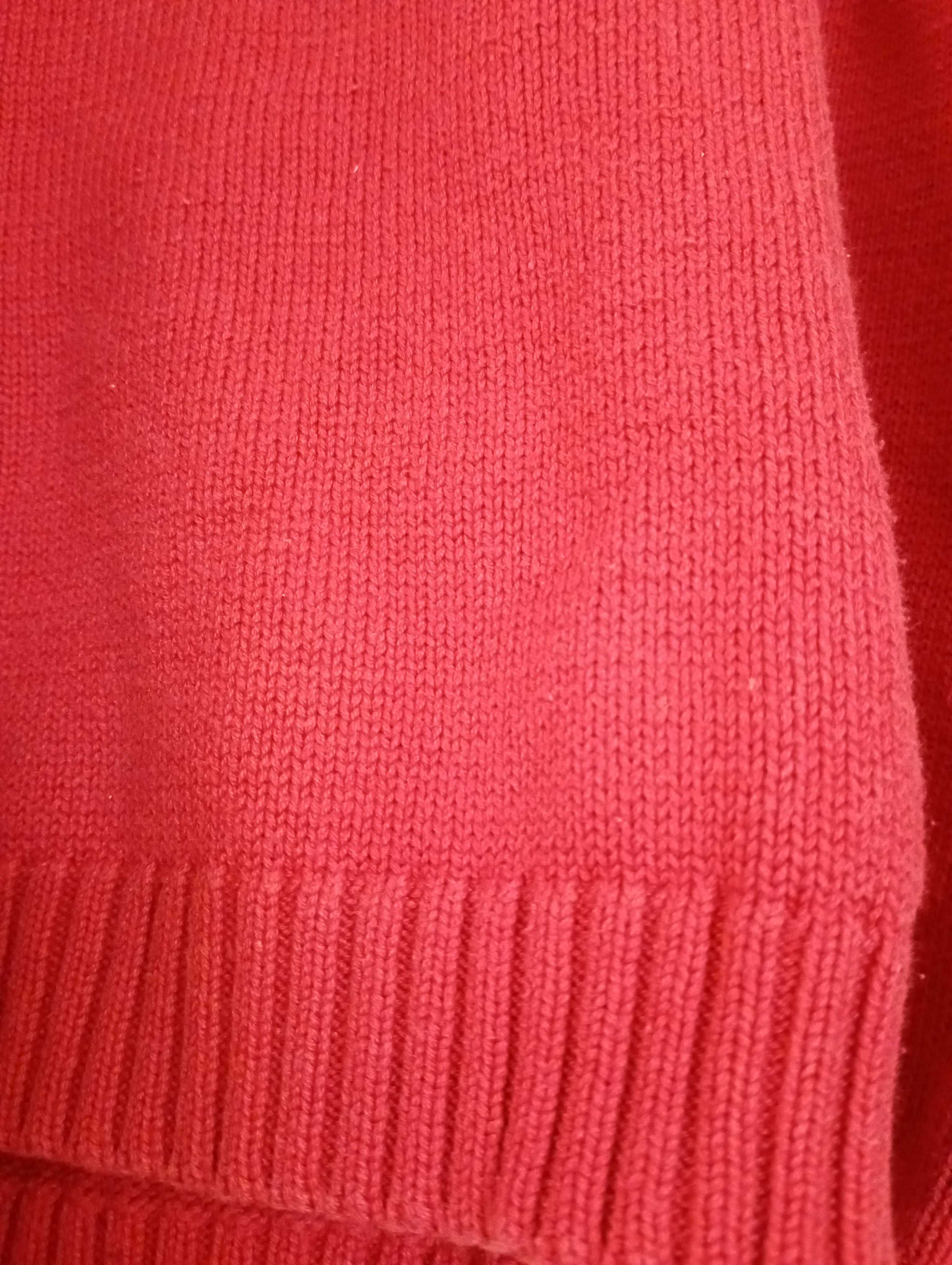 Reserved sweter męski bawełniany, koralowy r. XL/XXL