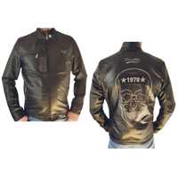 Philipp Plein Kurtka Męska Ramoneska Skull  S-3XL