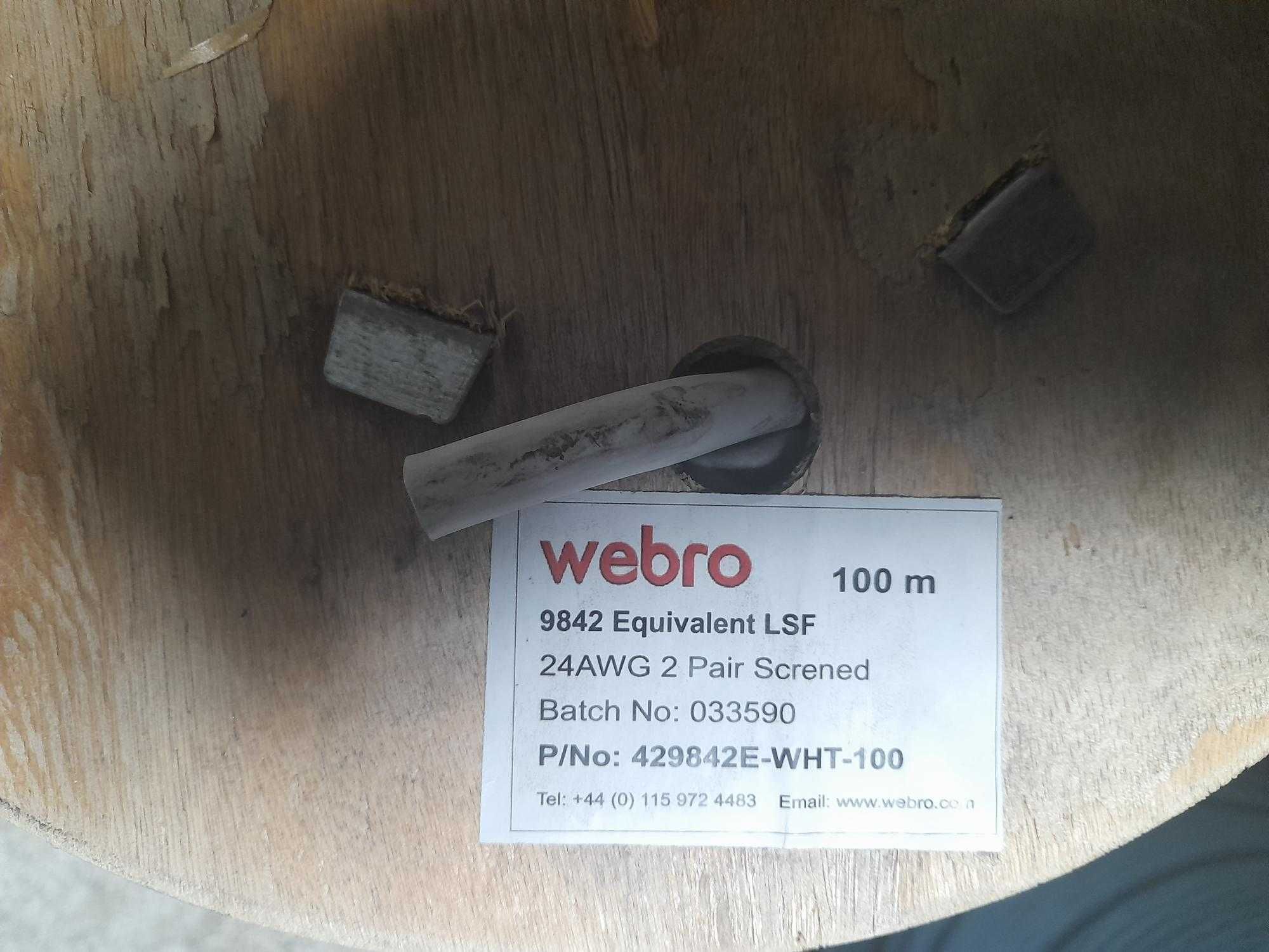 KABEL przewód sieciowy  teleinformatyczny skrętka 2 x 2 x 24 AWG