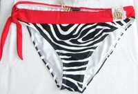 Kostium kąpielowy bikini zebra zeberka 38 B Gloockler