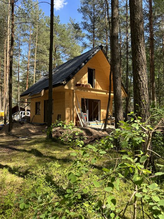 Domek Drewniany 70m2 / Stan Deweloperski / Modułowy / Całoroczny