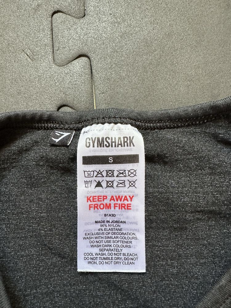 Top sportowy Gymshark stanik longsleeve crewneck