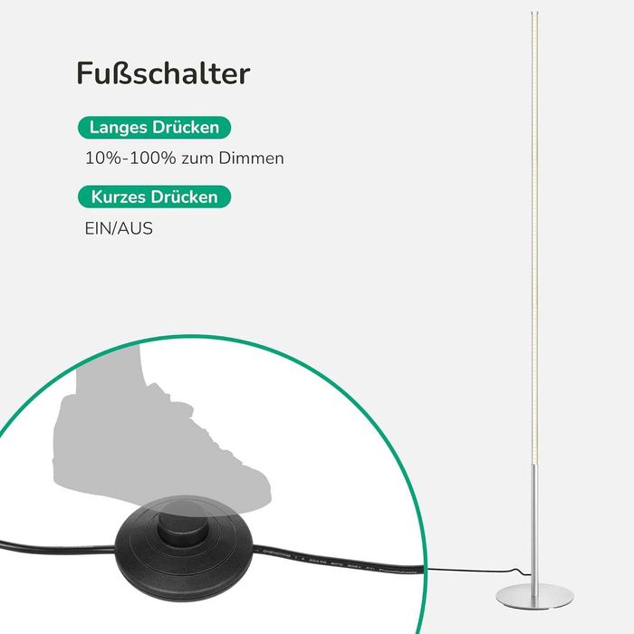 Nowa stojąca lampa / lampka / LED / 3000K / złota / EDISHINE !R17!