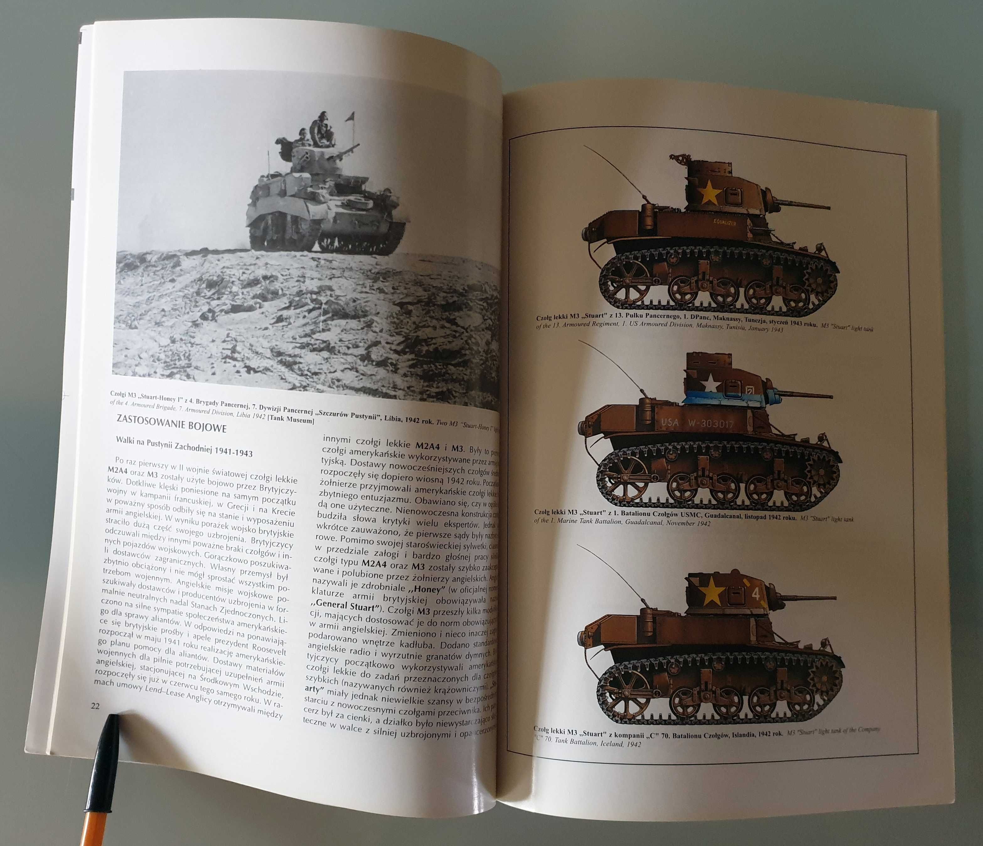 Militaria, monografia nr 44 - M3 Stuart, Andrzej Chojnacki