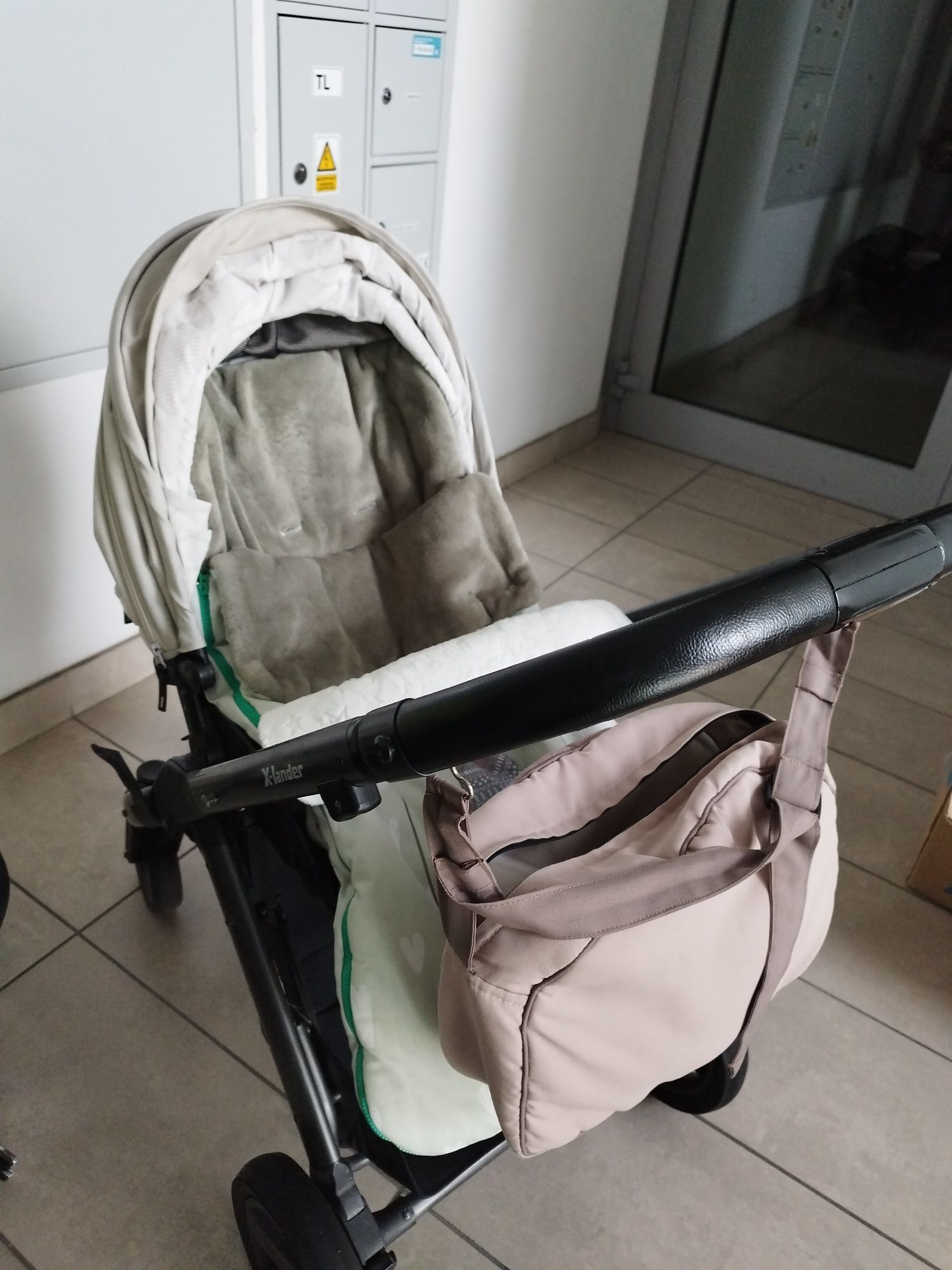 Wózek X-lander x pulse, 3w1, cybex+baza, 2 śpiworki+ gratis wkładki