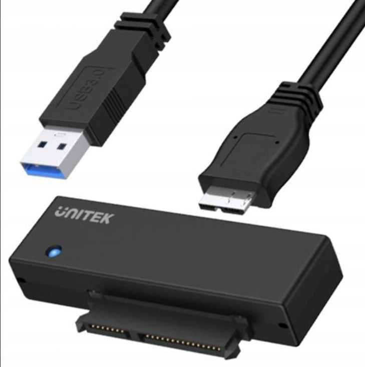 Adapter Unitek Y-1039 mostek USB 3.0 - SATA III 2,5"/3,5"