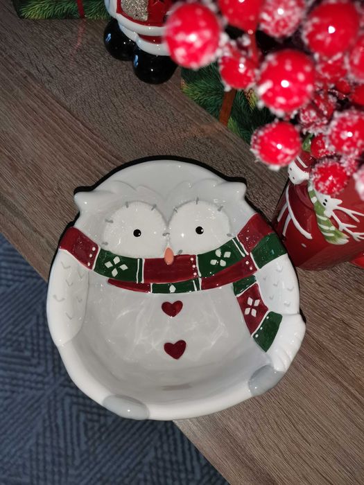 Керамічна піала, мисочка Сова