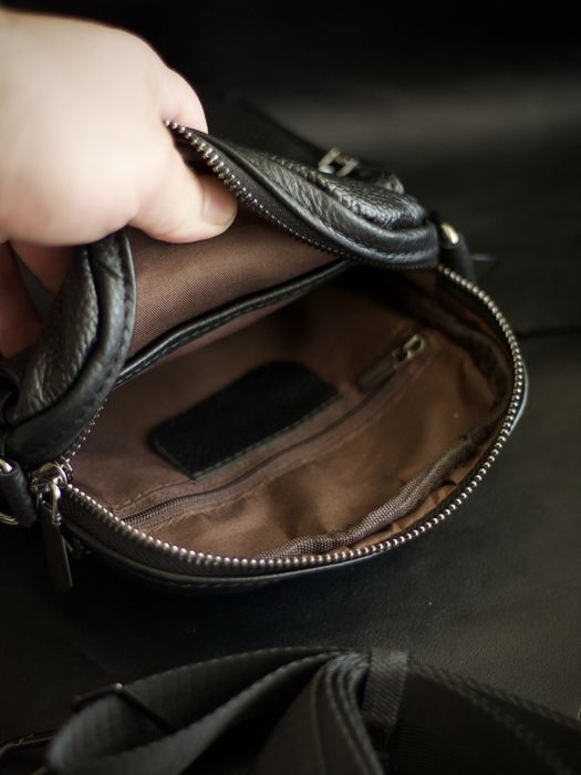 Сумка шкіряна чоловіча через плече. Мужская кожаная сумка