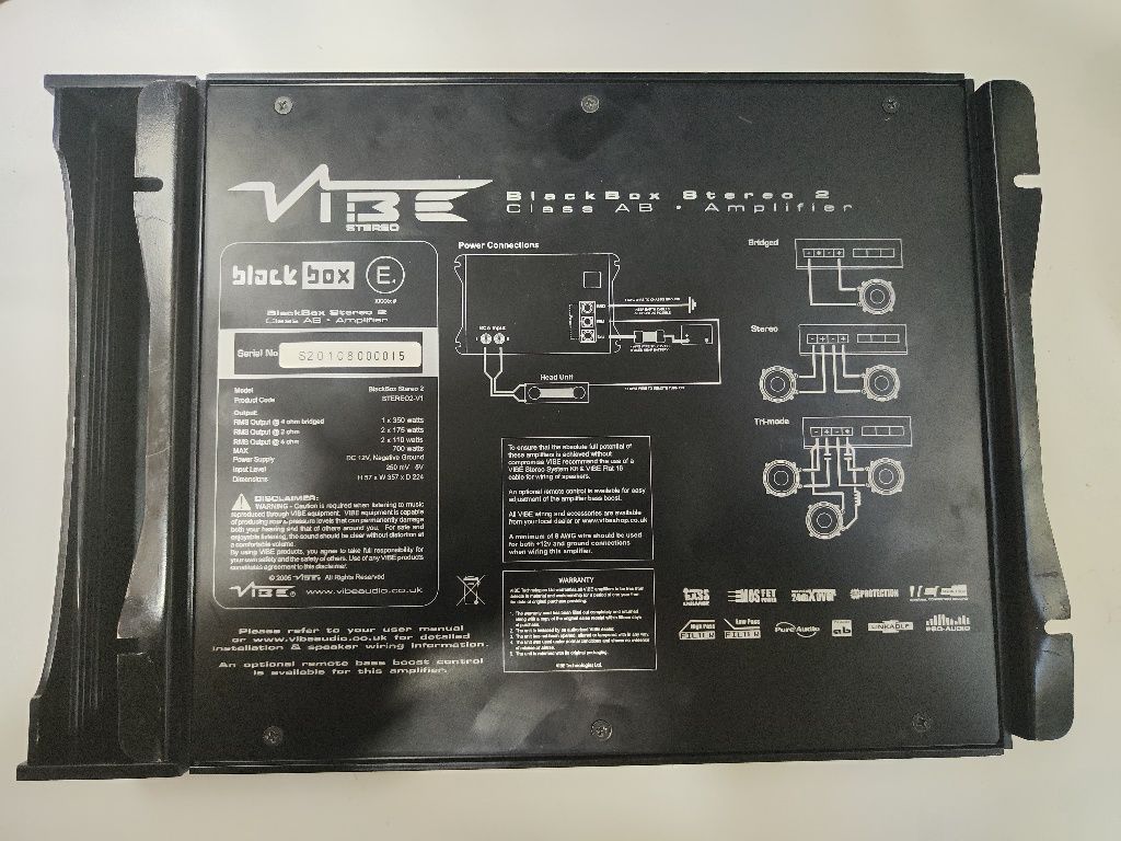 Усилитель Vibe BlackBox Stereo 2