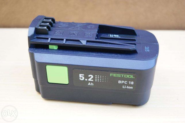 Akumulator FESTOOL 18v 5,2Ah bateria Protool BPC 18