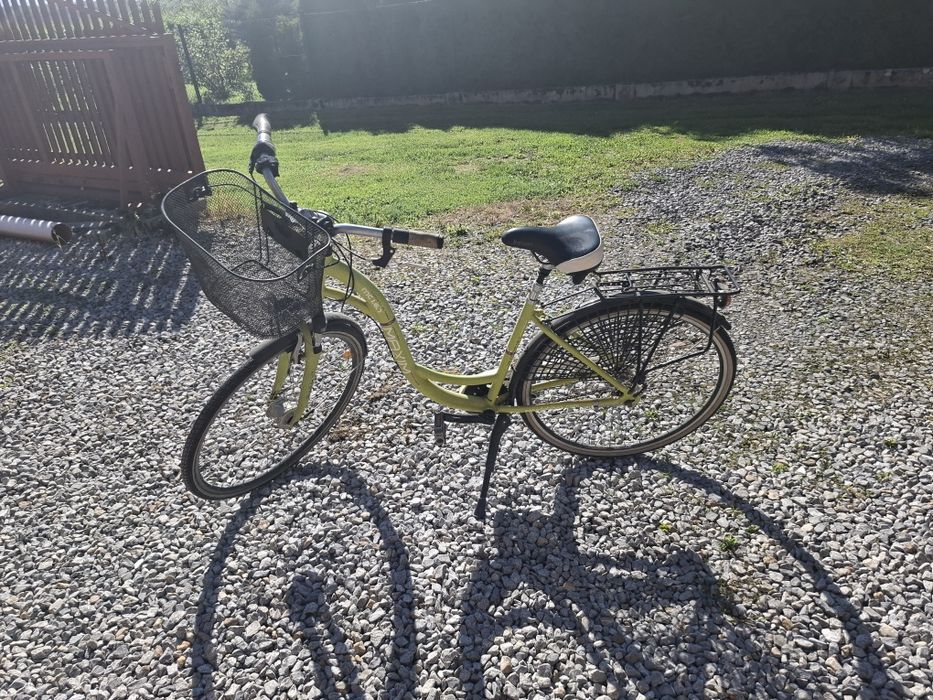 Rower Miejski z koszem koła 28 cali oświetlenie shimano górski mtb