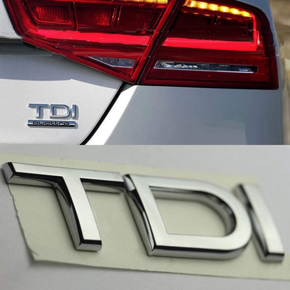 K09 Letras Emblema Símbolo Traseiro Mala Audi TDI