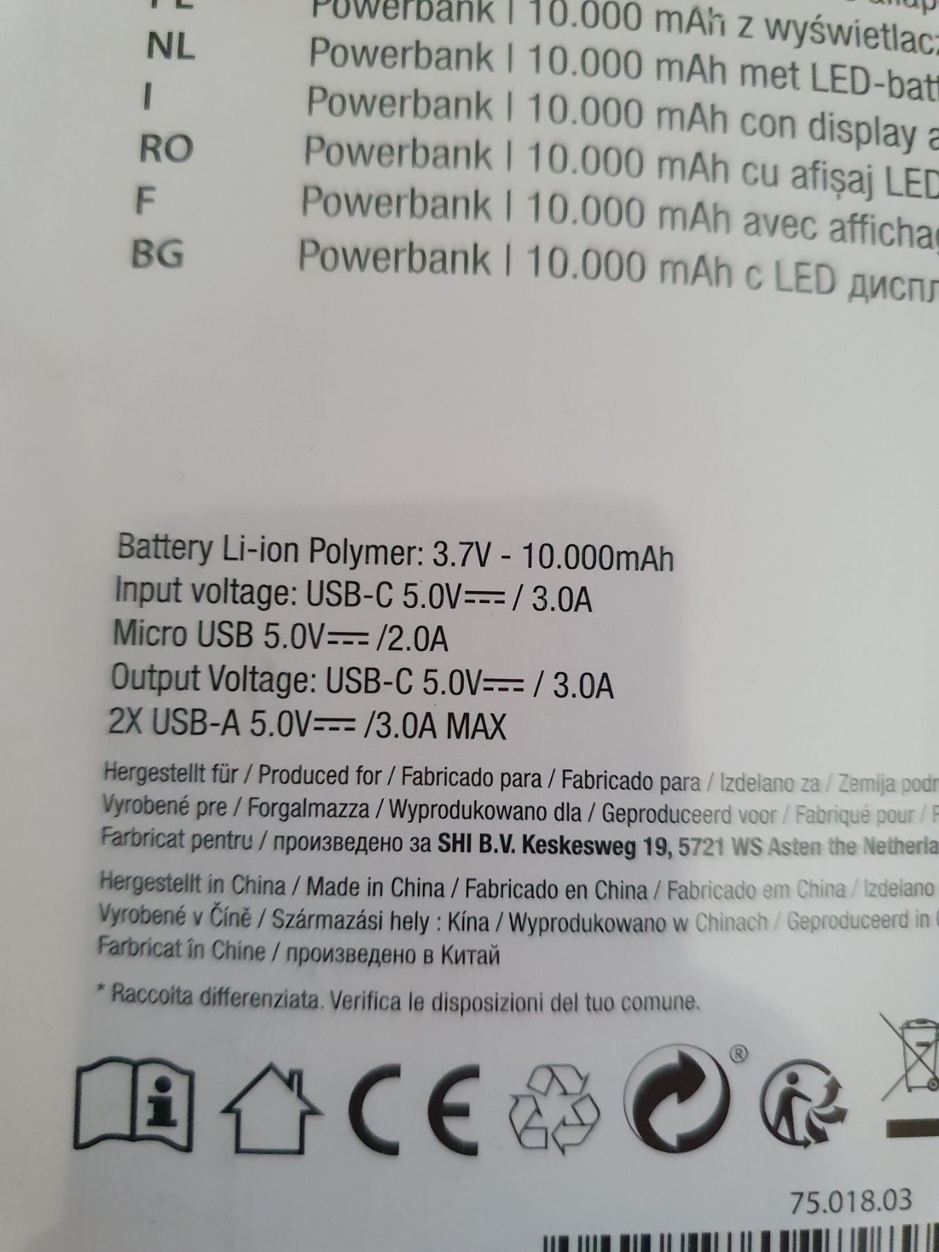 PowerBank 10000mAh new, новий повербанк, швидка зарядка