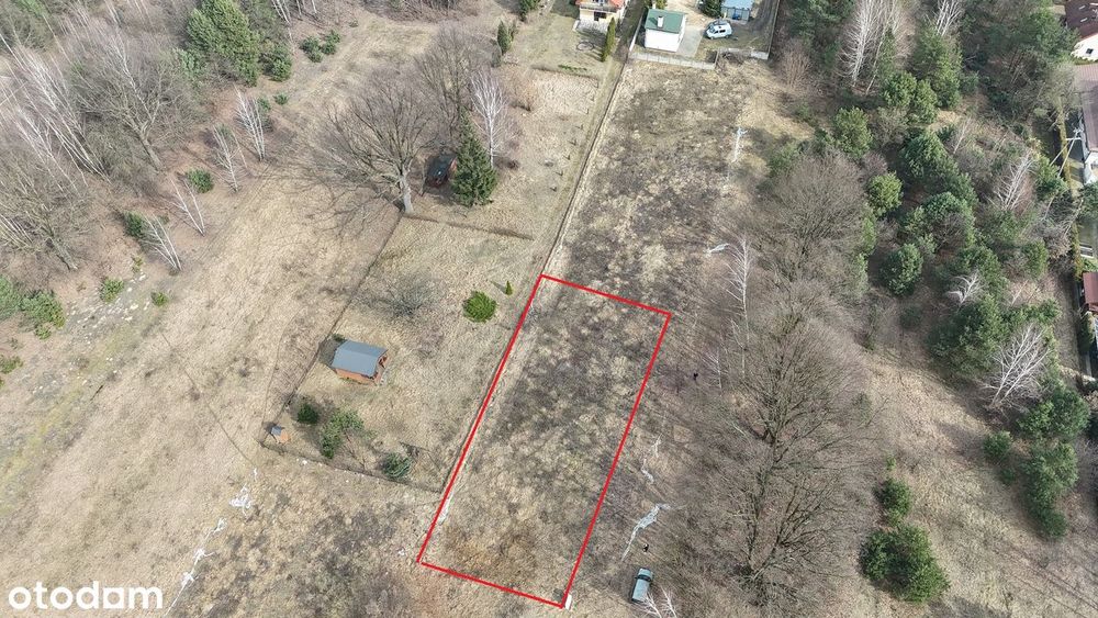 Działka z mediami, 963m2, studnia głębinowa, prąd, budowlana, MPZP