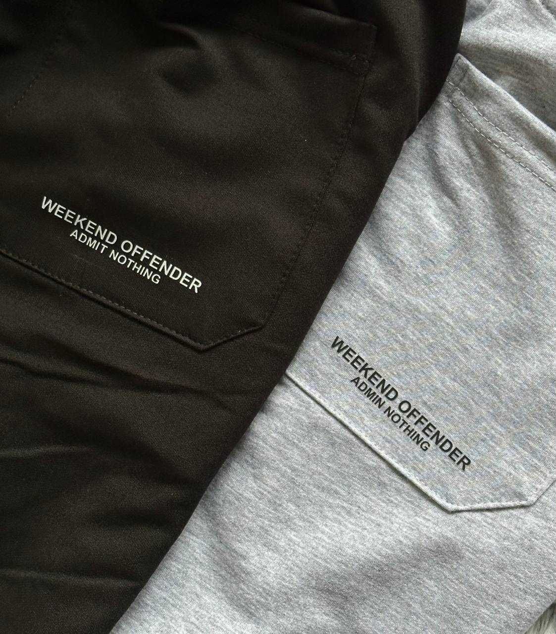 WEEKEND OFFENDER — Шорты новые — Черные / Серые — ХС С М Л ХЛ