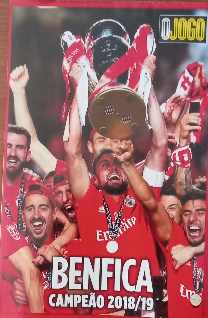poster Benfica campeão 2018/19 tamanho  66x82 cm